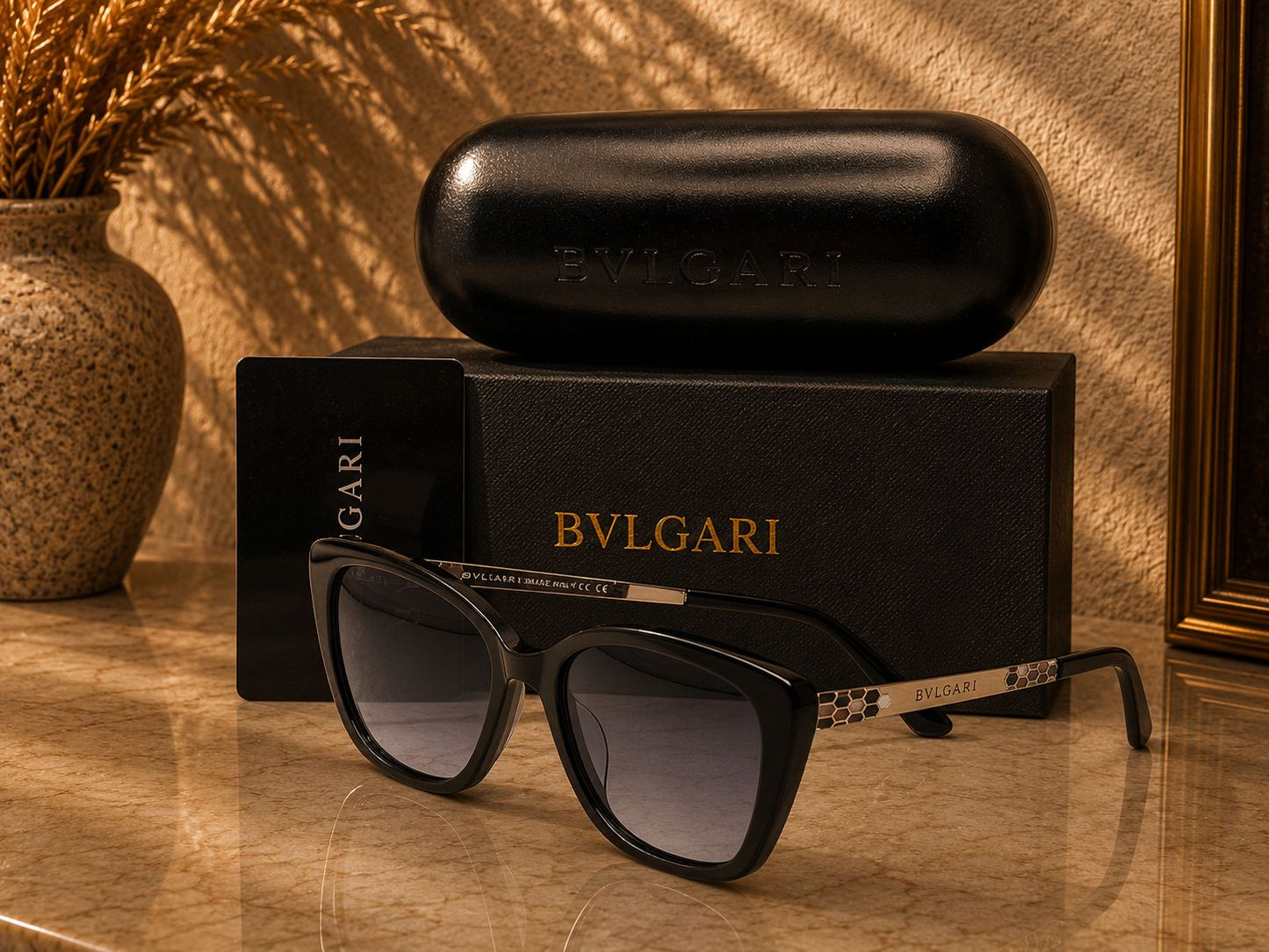 BVLGARI Cat Eye Sunglasses